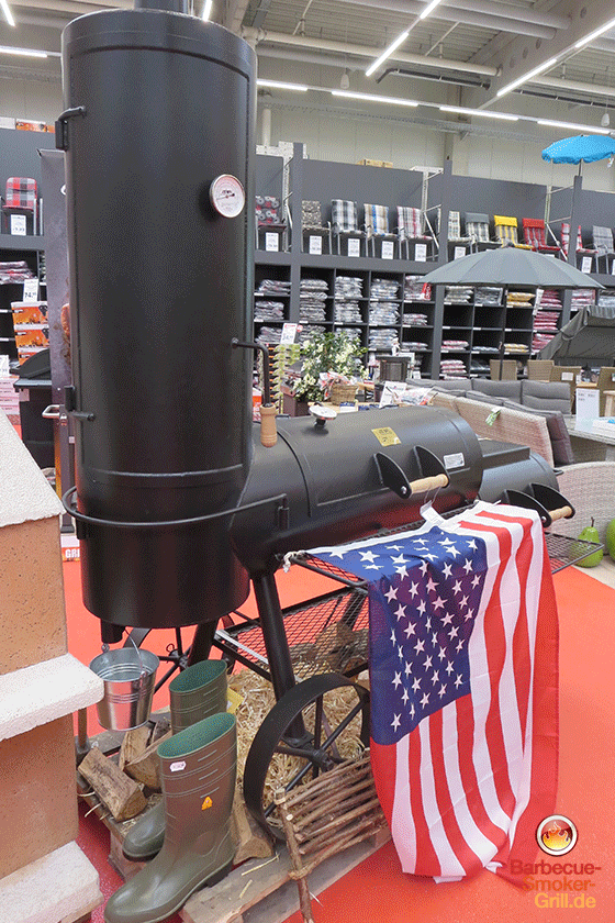 Joe's BBQ Smoker Joes Chuckwagon Smoker Grill 16" Zoll