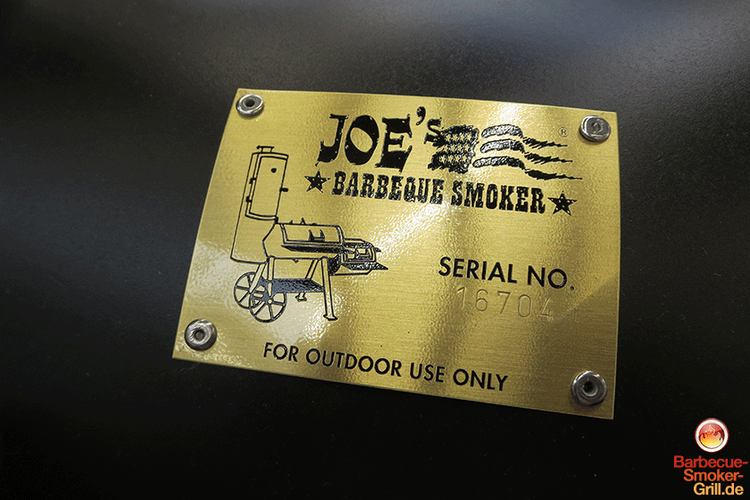 Joe's BBQ Smoker Joes Chuckwagon Smoker Grill 16" Zoll