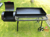 BBQ Smoker Grill El Fuego AY 307 Aufbau Feuerbox fixiert