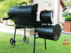BBQ Smoker Grill El Fuego AY 307 Rueckansicht