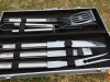 Grillbesteck im Aluminiumkoffer