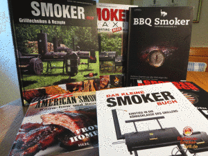 Bücher-Sammlung-Smoker-Grill